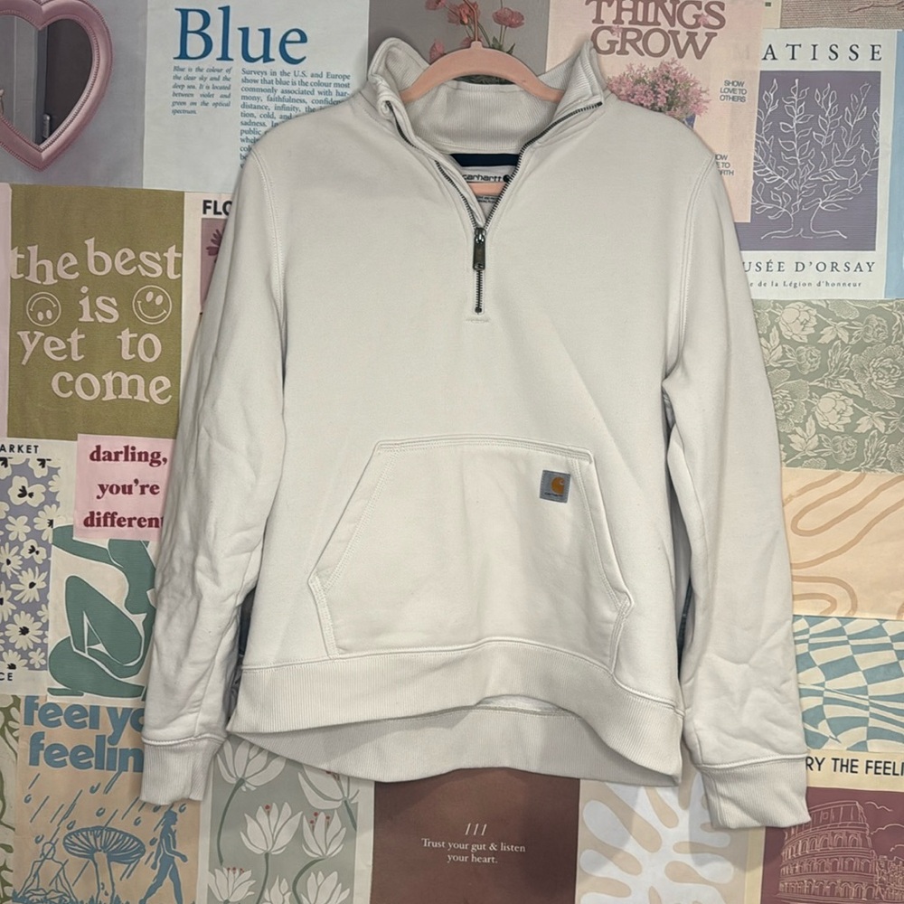 Carhartt Women’s Relaxed Fit Midweight Half-Zip Sweatshirt